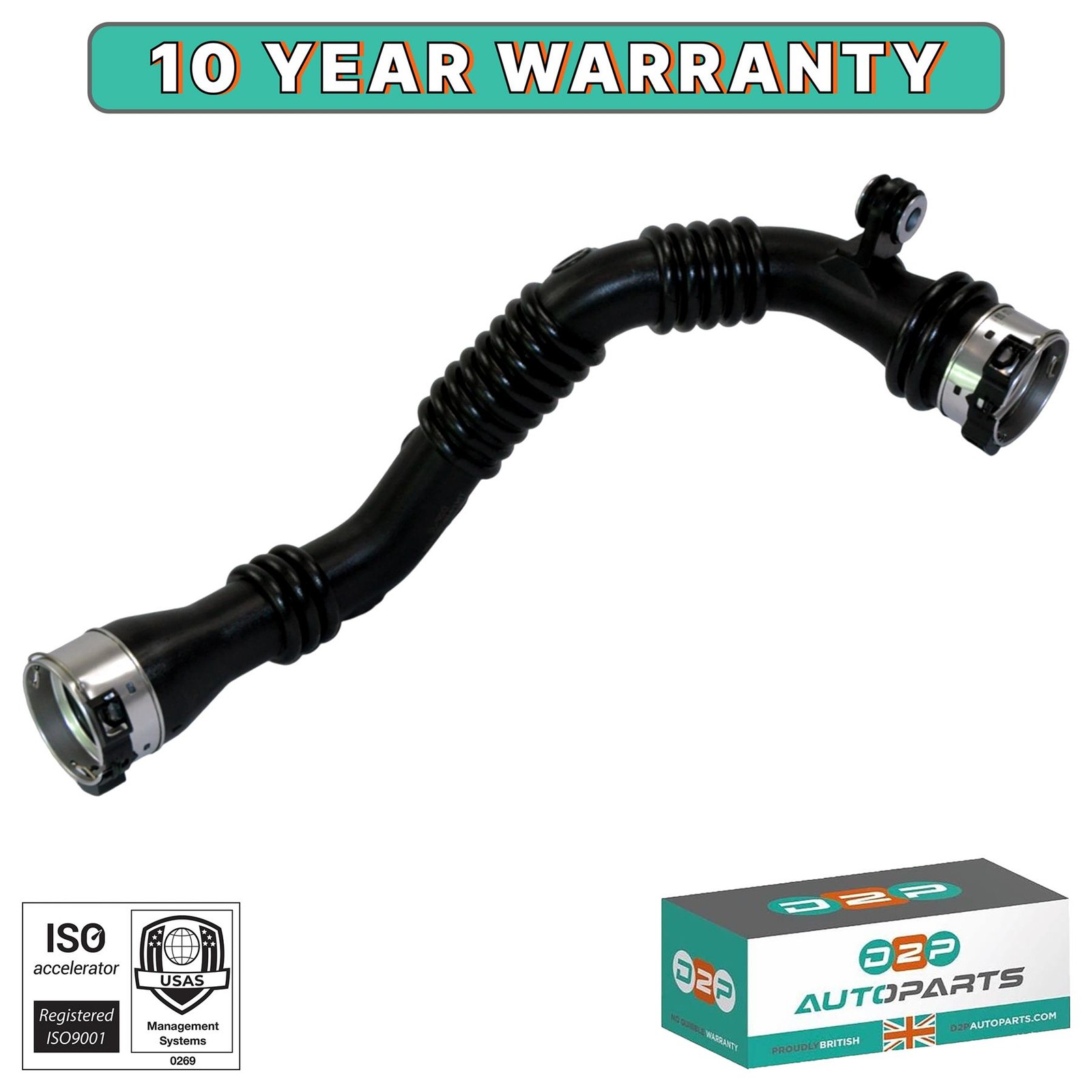 144603264R Turbo Intercooler Hose Pipe For Renault Megane III, Scenic (2011-15) - Image 5