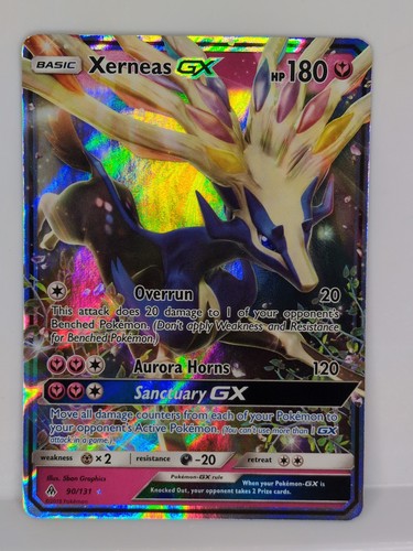 Xerneas GX 90/131 Near Mint Holo Rare Forbidden Light Pokemon TCG