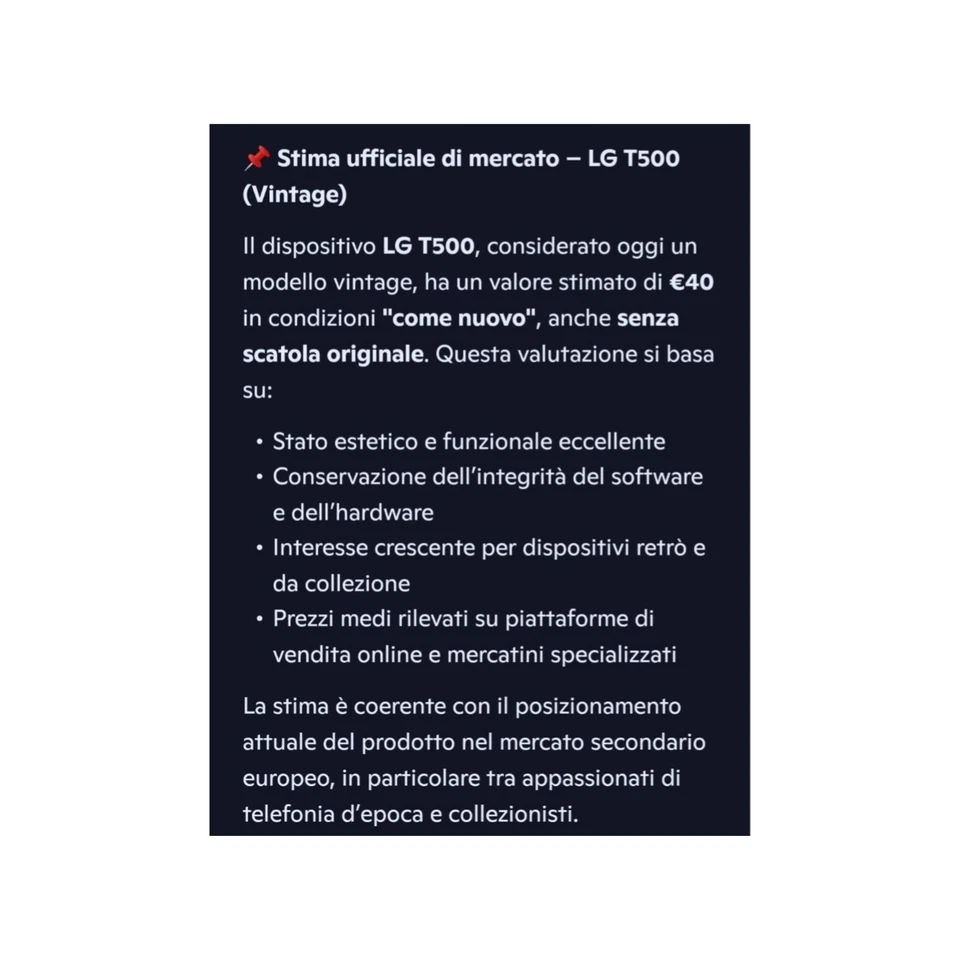 Smartphone LG T500 Telefono Cellulare  - Immagine 4 di 4