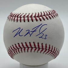 Michael Brantley Signed/Auto OML Baseball Cleveland Indians PSA/DNA 206297