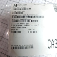 ALPS RK09K12A0A2K 10Kohms 30% Potenziometro Lineare Spedizione Rapida Spedizione Gratuita NUOVO