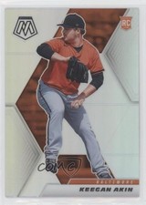 2021 Panini Mosaic Rookie Silver Prizm Keegan Akin #239 0b3