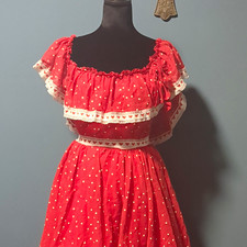 Vintage 1970s Flirtations By Alfred Angelo Long Ball Gown Size 9/10