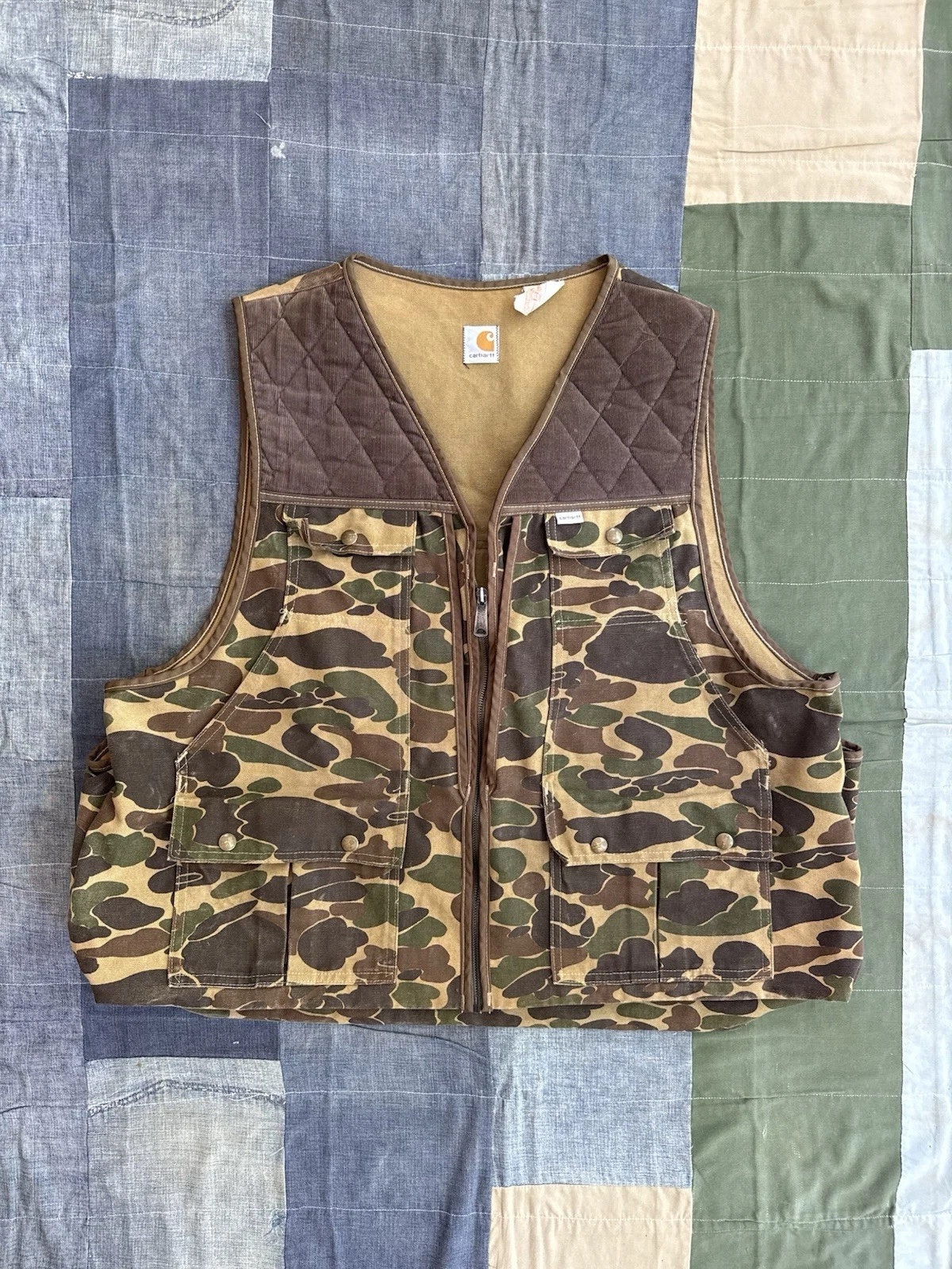 Vintage Carhartt Hunting Vest Mens XXL VU103 CMO Camo 80’s USA Camouflage Zip
Opens in a new window