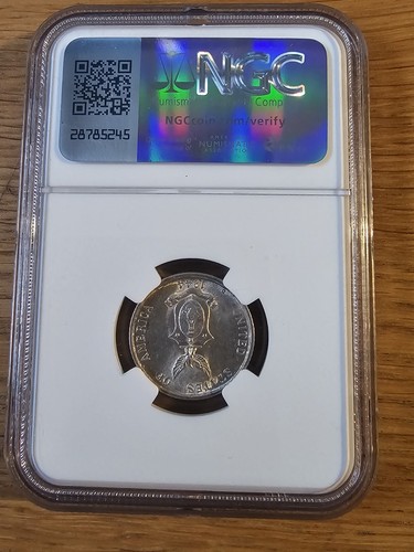 Set 1945-D NGC MS 65 Philippines 20 Centavos WWII USA Set Of 2 #3 and 4 - Picture 6 of 7