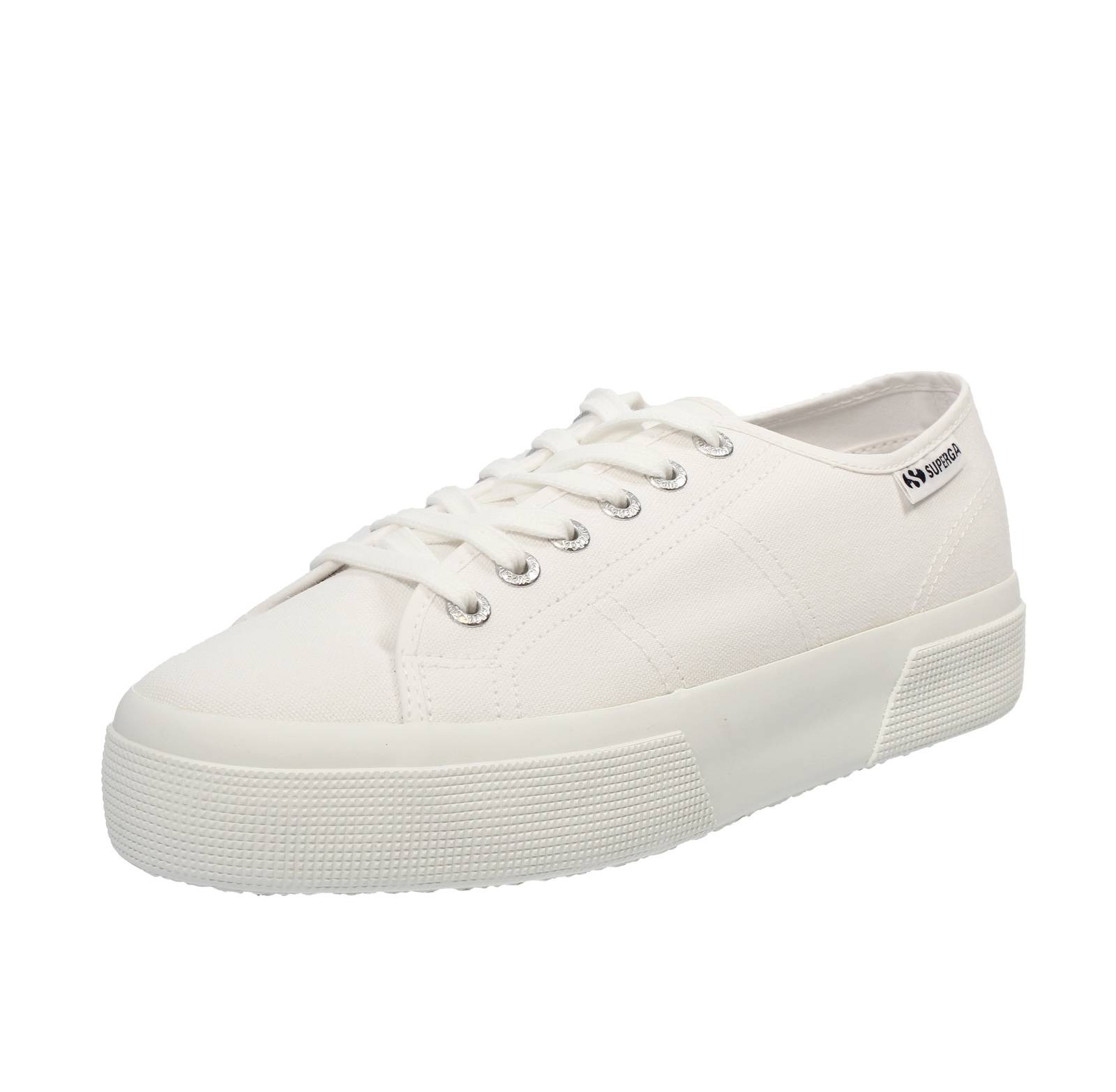 Superga 3740 - Кроссовки на платформе Tessuto Bianco - Taglia 37 [23,7 см] Scarpe
