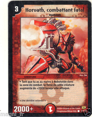 Duel Masters Nr. 77/110 - Horvath, Fatal Combattant ...... (Ref. A3981)