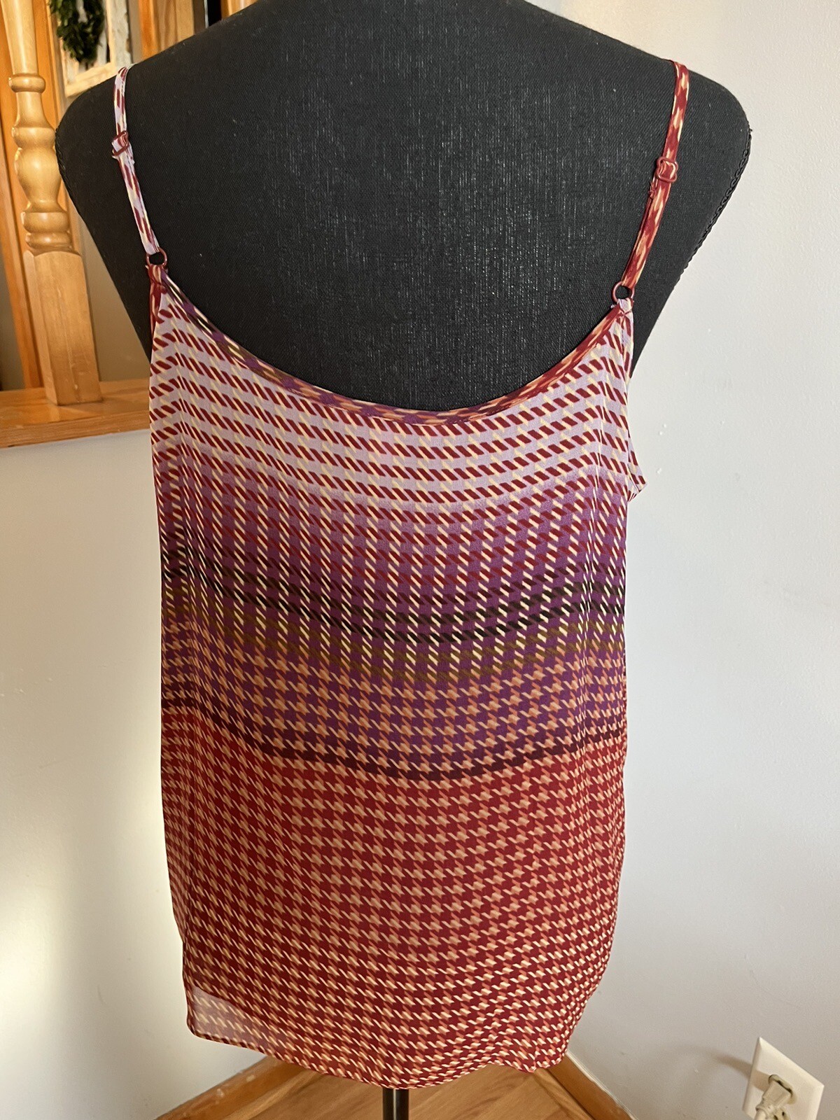 Cabi Houndstooth Adjustable Spaghetti Strap Cami … - image 2