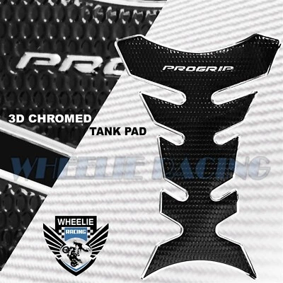 クック CHROME SILVER&BLACK PRO GRIP TANK PAD+GAS CAP COVER 07-18 NINJA ZX