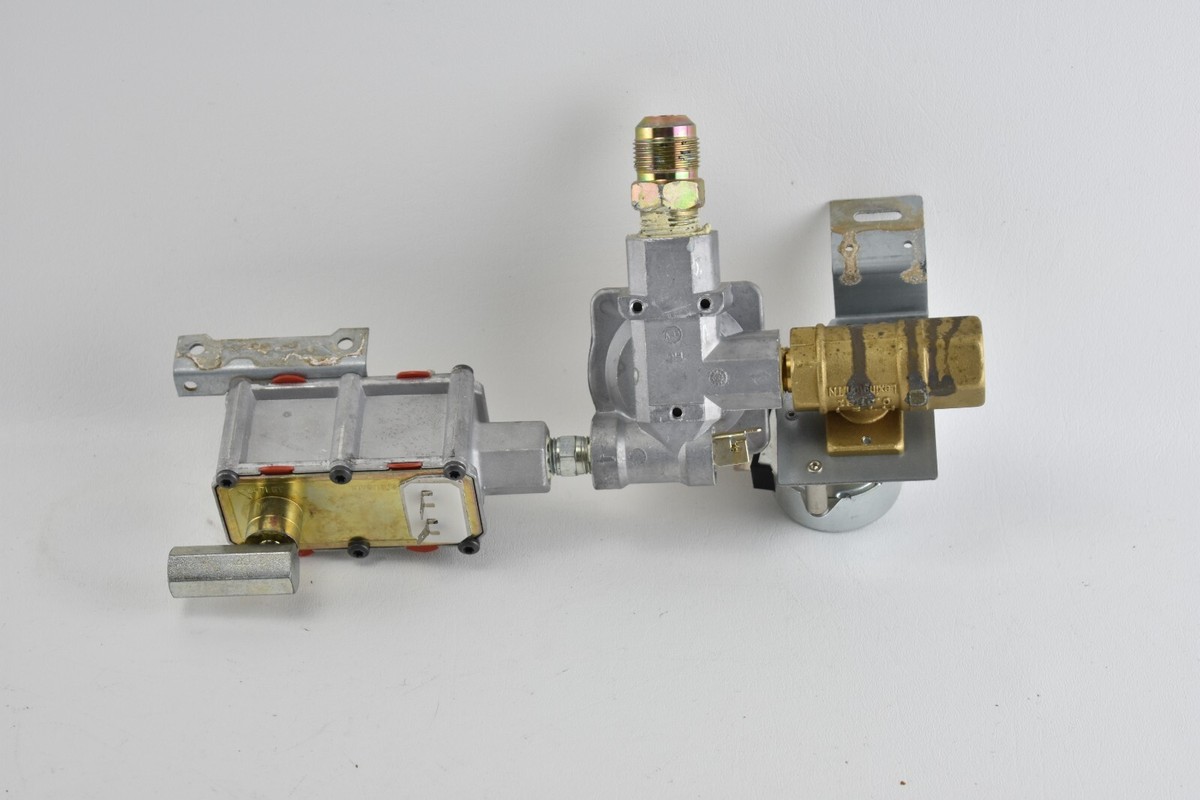 Genuine GE Range Oven Gas + Lockout Valve # WB19K10074 WB19K10059