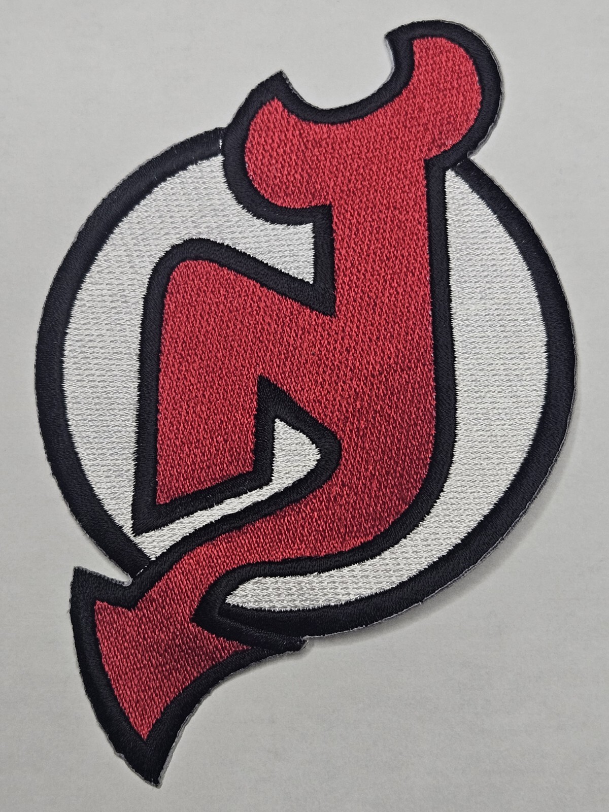 NHL New Jersey Devils Embroidered Team Logo Iron-on/Sew-on Patch 3.75 ...