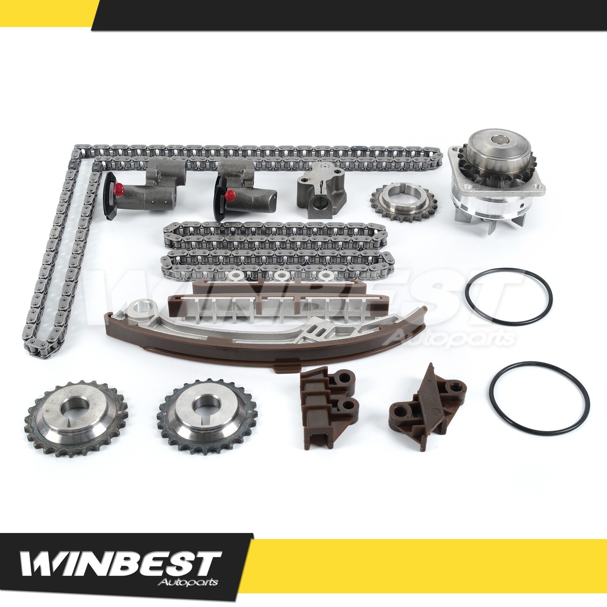 Kit De Distribution Chaîne Pour Infiniti QX4 / Nissan Pathfinder 3.5L VQ35DE - Avec Pompe à Eau Et Huile