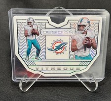 2021 Panini Obsidian Tua Tagovailoa V-23 Vitreous Electric Etch Contra SSP