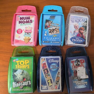Top Trumps Konvolut - Dinosaurier, Transformers, Frozen, Disney, Friends, Num Noms