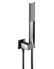 Santec 70836075 Hand shower with adjustable bracket and outlet, Metra Collection