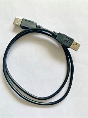 USB Kabel - USB Typ A auf Typ A 30 Zoll Kabel schwarz