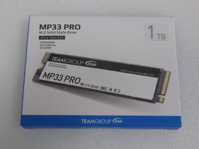 1TB SSD M.2 PCIe Gen3x4 NVMe Team MP33 PRO (TM8FPD001T0C101)