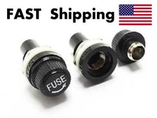 larger size glass tube fuse holder - screw in type - AC DC school supply devry