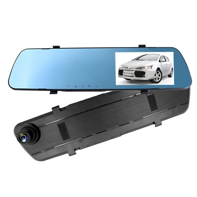 Vehicle Dash Cam w/ 4.3In Screen&140 ° View Loop Recording& Motion Detection