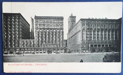Auditorium Hotel Chicago E.C. Kropp Co 830