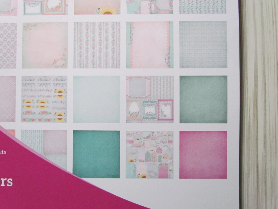 Heartfelt Creations Floral Banners Collection Paper Pad 12x12 ~ 24 double sided - Image 4 of 4