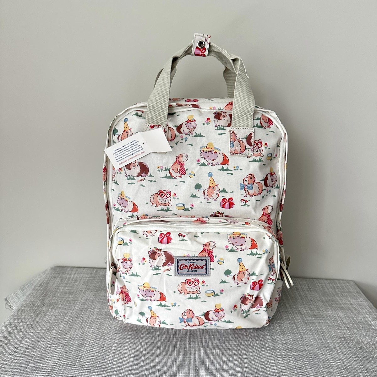 Cath Kidston Guinea Pig Medium Backpack New NWT