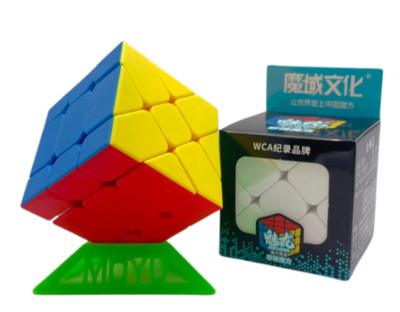 MoYu MeiLong FisherCube Speedcube - Stickerless 3x3 Zauberwürfel TwistCube