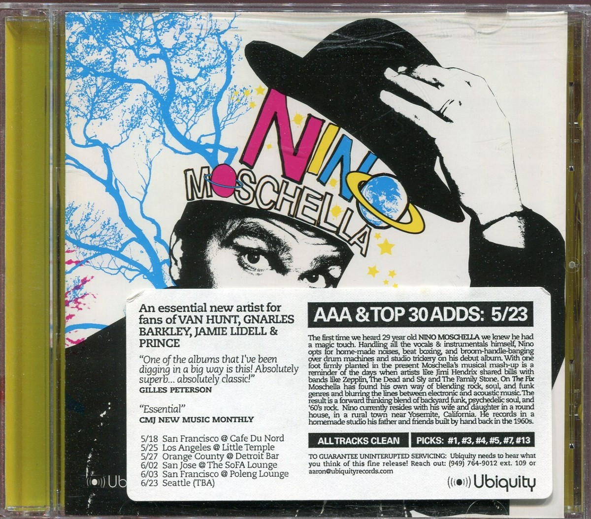 The Fix by Nino Moschella (CD, 2006 Alternative Rock Music