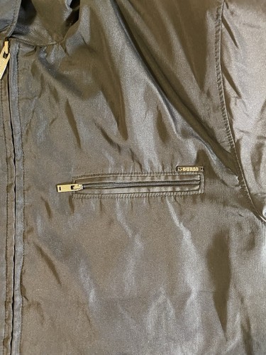 GUESS Black Metro Moto Jacket Soft Shell Front Zip Pockets Mens Size XL Blemish - Picture 9 of 18