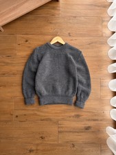VTG Heimat Rundhals Battleship Virgin Wool Sw...