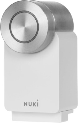 Nuki Smart Lock Pro 4. Gen | Smartes Türschloss mit WLAN und Akkupack weiß Neu