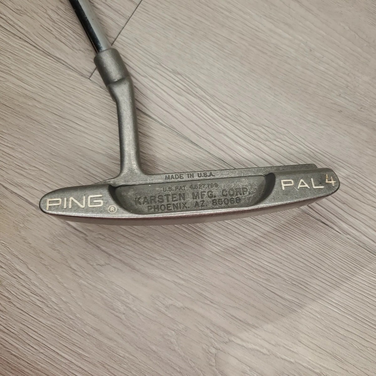 Ping Karsten A-Blade Putter Phoenix Arizona 85029 RH Steel 35 Label & Good Grip
