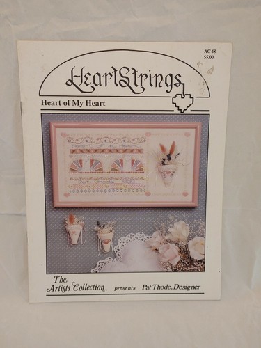 VINTAGE! "Heart of my Heart" Counted Cross Stitch Pattern by Heartstrings - Picture 2 of 3