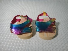 Build-A-Bear Shoes Sandals Flip Flops Multi Color Colorful Clothing Accessories