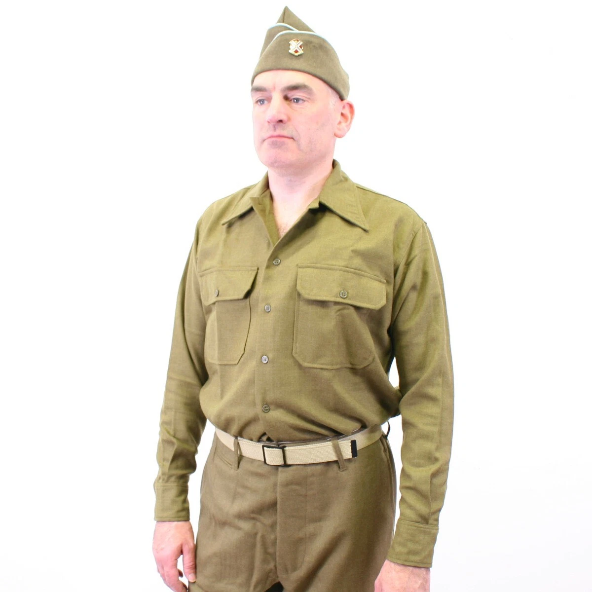 Replica US M1937 Enlisted Mans shirt by Kay Canvas AG1079 | eBay
