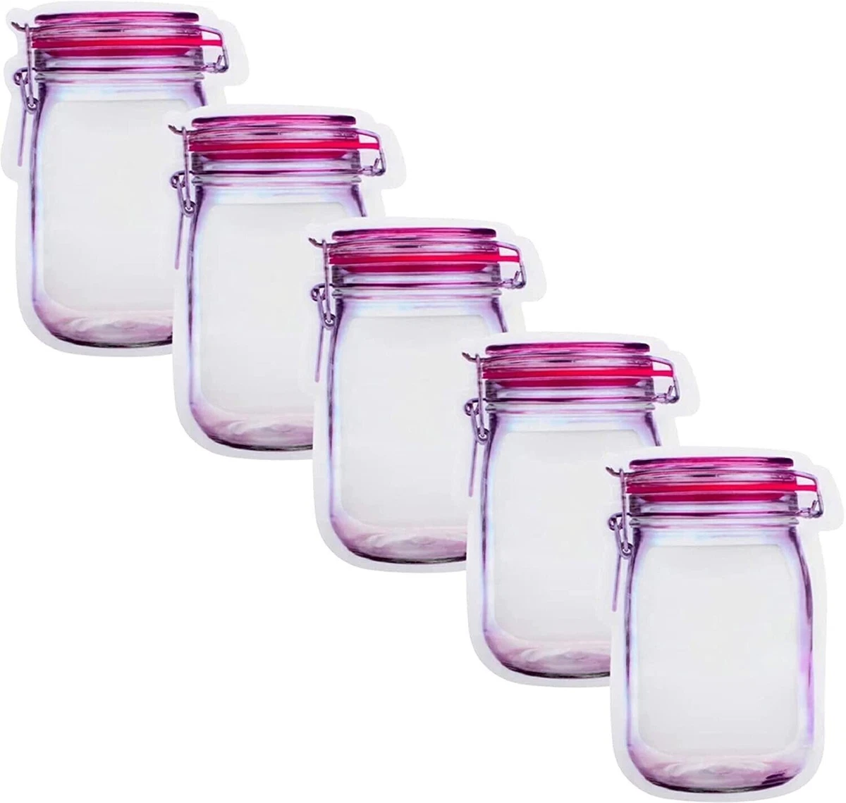 Airtight ziplock jar hot sale