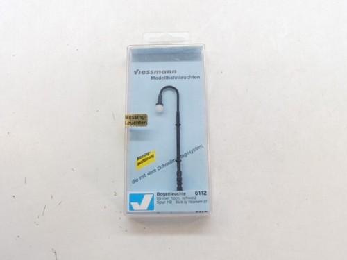 Viessmann H0 6112 Bogenleuchte, Höhe 85mm, schwarz, NEU in OVP #56572 - Bild 1 von 2