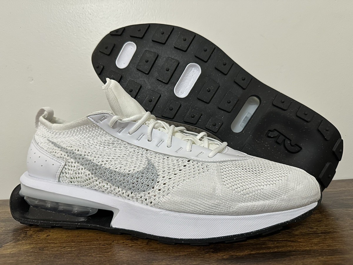 NIKE AIR MAX FLYKNIT RACER NEXT NATURE PURE PLATINUM WHITE