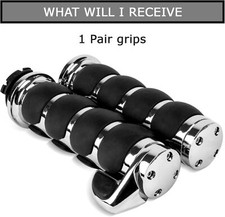 Universal Motorcycle Hand Grips 1" 25mm for Touring Street Glide Classic Custom