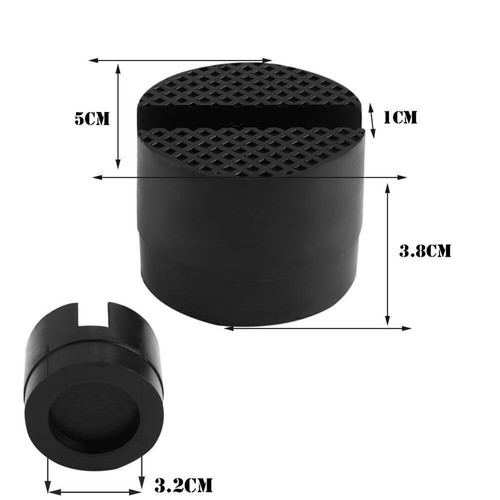 Car Lift Jack Stand Rubber Pads Rubber Slotted Floor Frame Rail Adapter - Bild 10 von 11