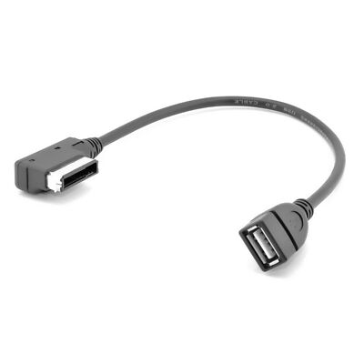 For Audi VW Car Media-In USB Interface AMI MMI MDI AUX Adapter Cable Car Aux USB