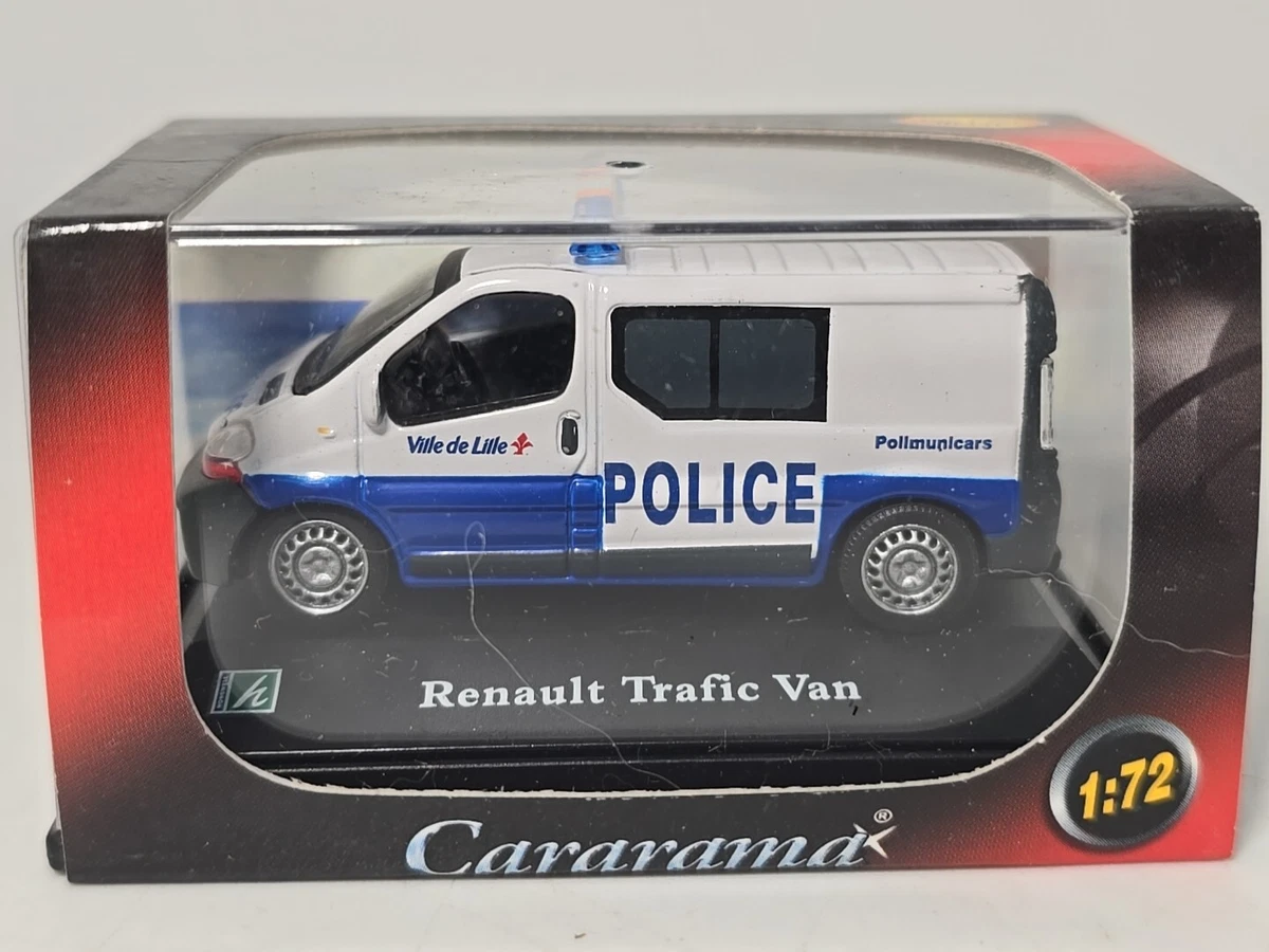 Miniature Renault Trafic Police Lille - HONGWELL OLIEX CARARAMA 1/43
