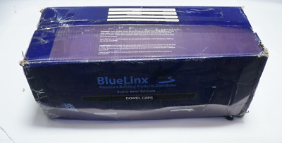 New Lot of 500 Bluelinx 275132 3/4'' #6 Dowel Cap Black, Plastic 192242 ShipsFREE