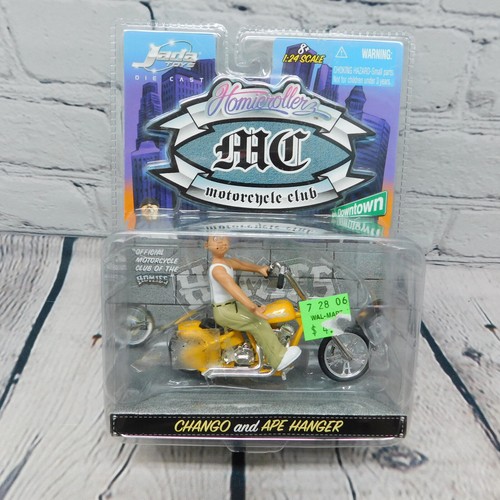 Chango and Ape Hanger Homie Rollerz MC Motorcycle Club 1/24 Scale Jada - SEALED - Picture 15 of 19