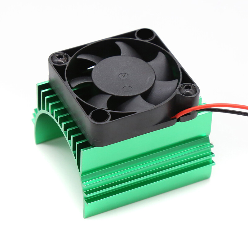Motor Heatsink w/ Cooling Fan 40x40mm for Brushless Motor 4074