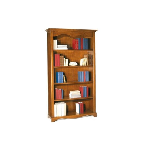 Shelf Library Filing Art Povera 5 Shelves Walnut Dark Classic