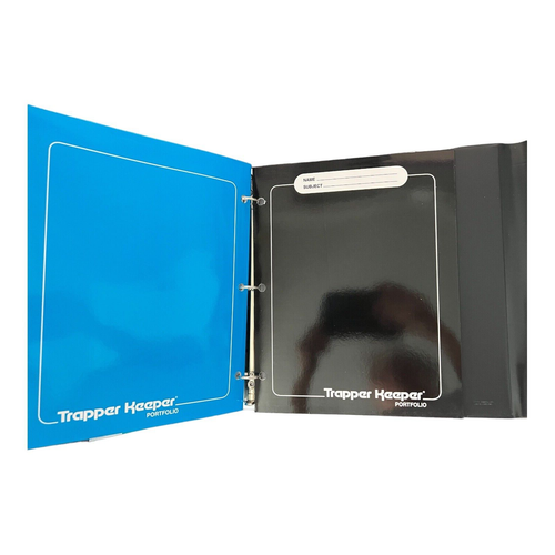 Mead Trapper Keeper Binder Folder Clipboard 80’s Retro Geometric Design NOS - Picture 5 of 6