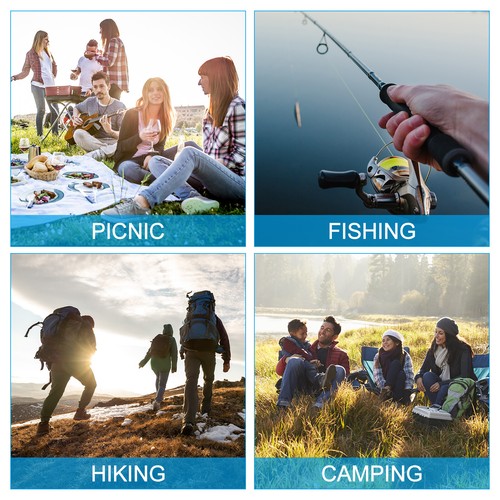 70L Backpack Rain Cover, Oxford Cloth, XL, Orange - Imagen 6 de 6