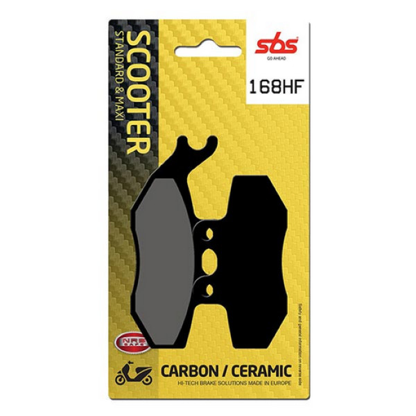 Front Brake Pads SBS 168HF APRILIA DERBI MALAGUTI PEUGEOT YAMAHA