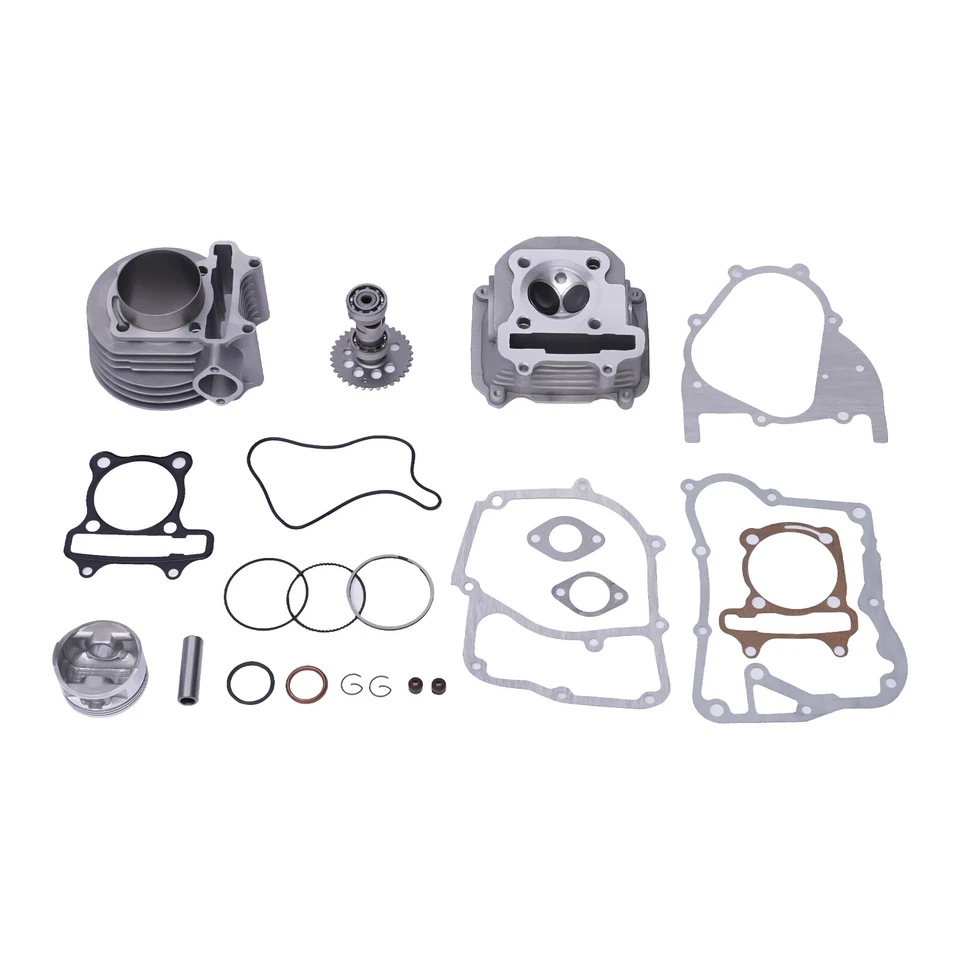 For GY6 150cc 200cc Big Bore Kit Set Cylinder Head Piston Gasket Set 61mm 170cc - Image 2 of 4